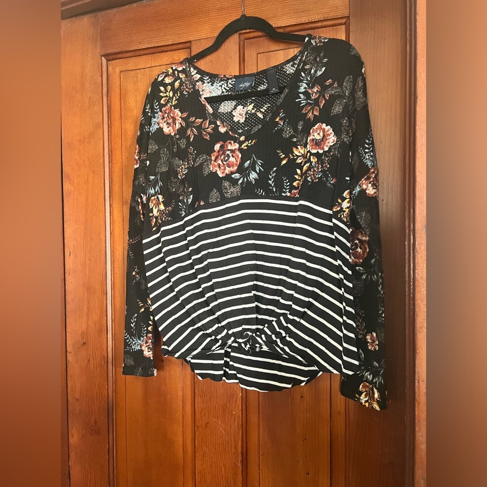 Daytrip Floral Striped Top